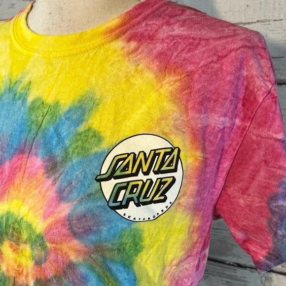 SANTA CRUZ T-Shirt 100% Cotton Tie Dye-Small - Picture 2 of 4